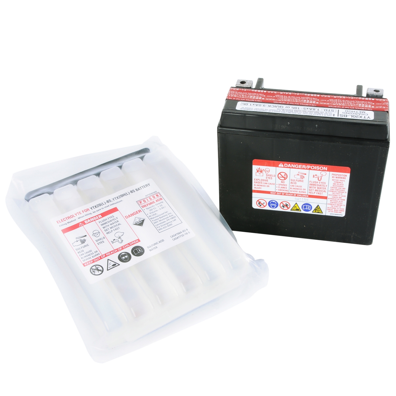  Yuasa YTX20L-BS Battery : Automotive