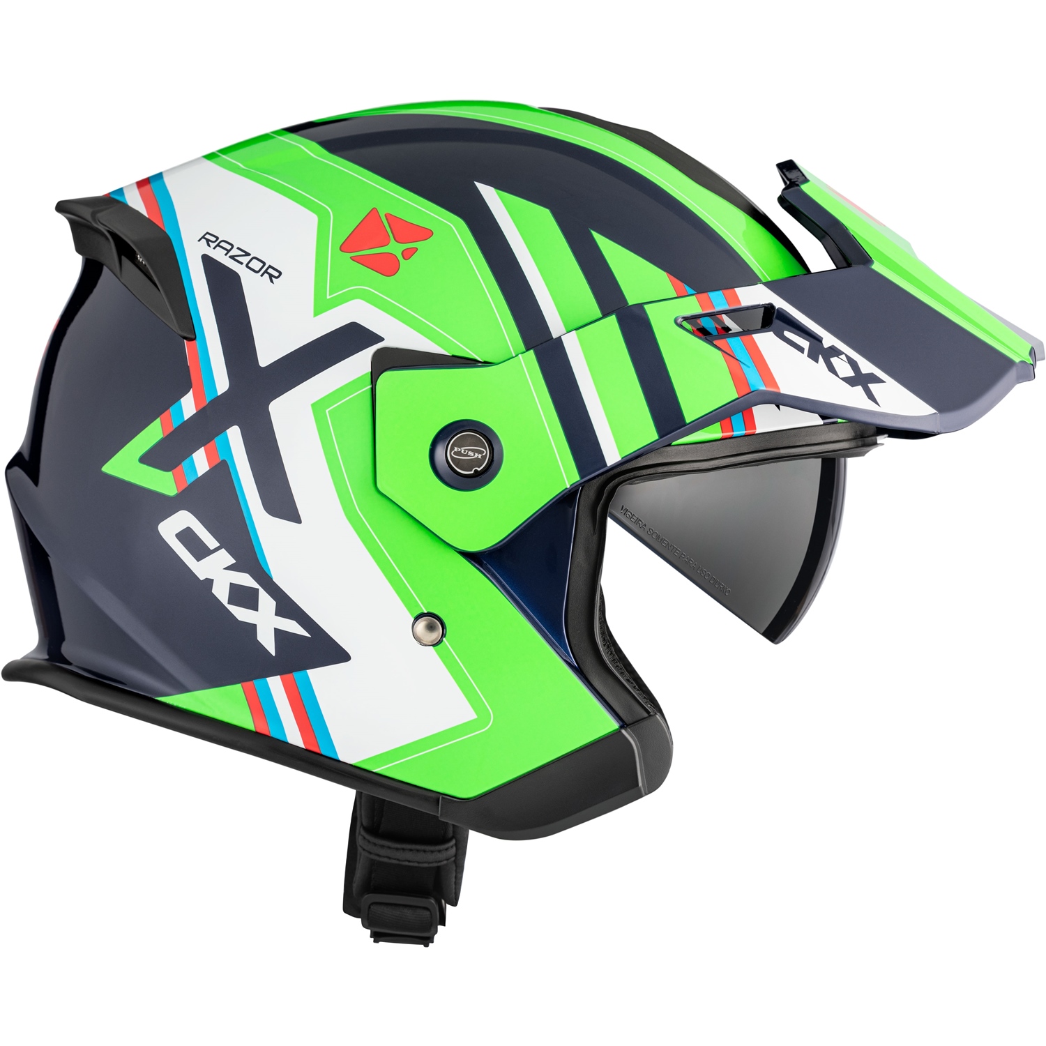 green razor helmet