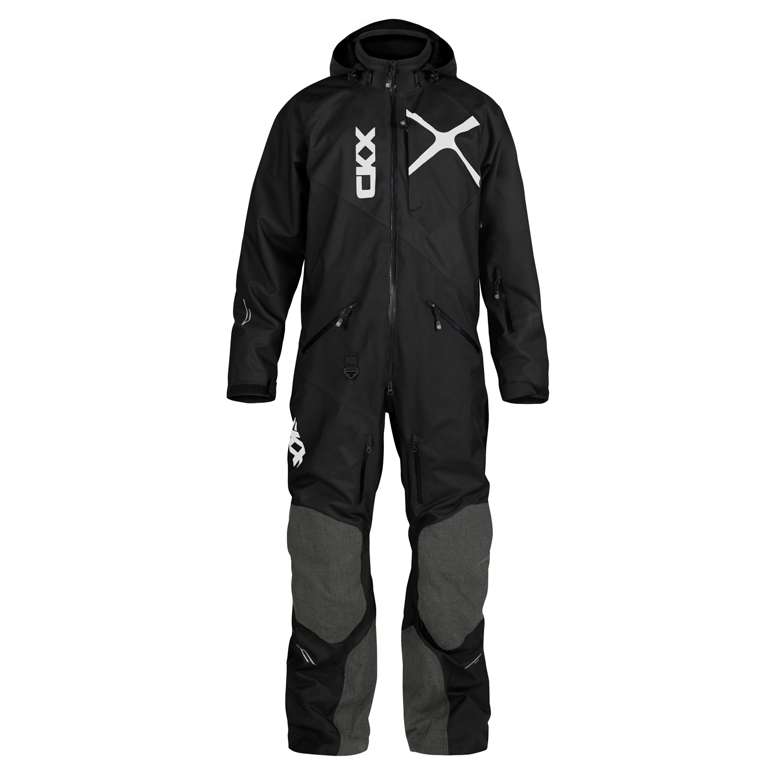 CKX Black/Gray Elevation One-Piece Insulated Snowmobile Suit (Adult M ...