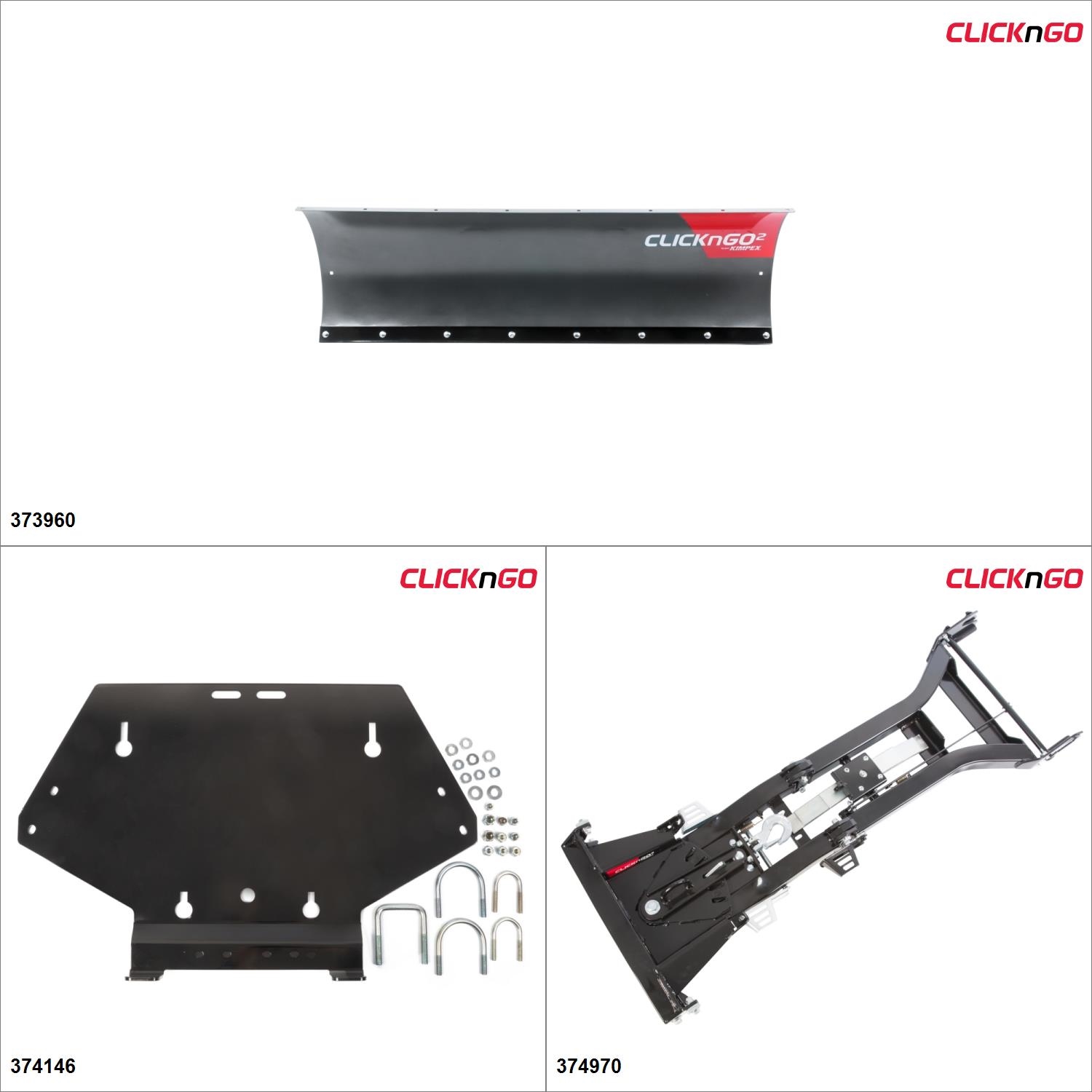 Clickngo Gen 2 Utv Plow Kit 50 Arctic Cat Wildcat Trail 4x4