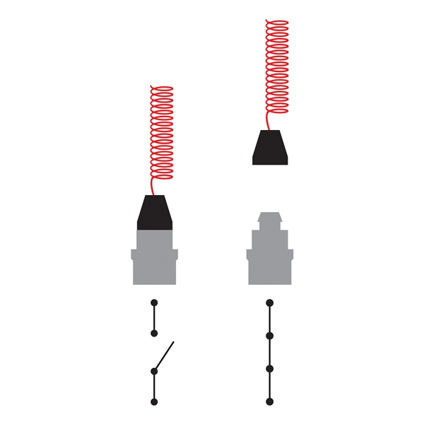 Image-5 Kimpex Safety Stop Switch - Grounded Circuit Emergency - 000419 SAFETY STOP SWITCH KIT YAM KIMPEX 000419 000419 KIMPEX