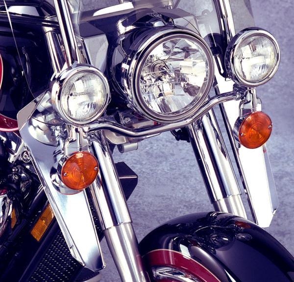 N763A NATIONALCYCLE National Cycle Chrome Lower Deflectors Lower wind deflector - HONDA, KAWASAKI, SUZUKI, YAMAHA DEFLECTOR LOWER CHR Chrome Lower Deflectors Chrome