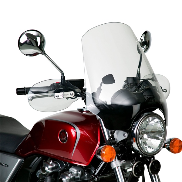 N2567-01 NATIONALCYCLE National Cycle EX Street Shield Windshield DUCATI, HONDA, KTM, SUZUKI, TRIUMPH WINDSHIELD SHIELD EX LTINT HON KTM EX Street Shield Windshield Smoke (Light)