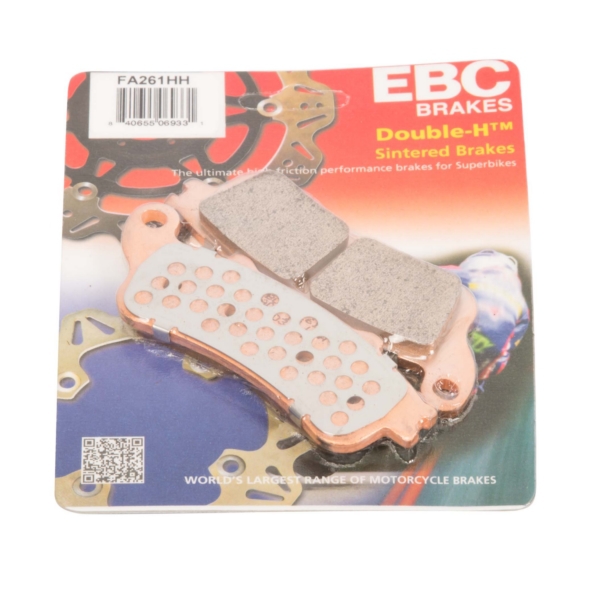 FA261HH EBC EBC  Double-H Superbike Brake Pad Sintered metal - Front Right, Front left, Rear Right, Rear left FA261HH EBC BRAKE PAD FT/RR Double-H Superbike Brake Pad 