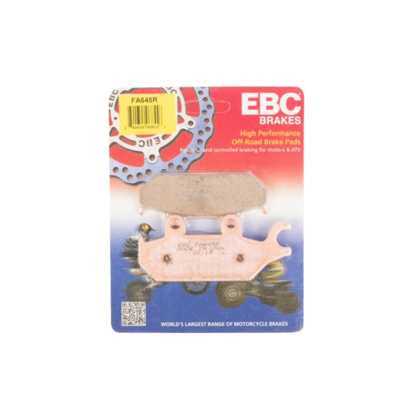 FA645R EBC EBC  “R“ Long Life Sintered Brake Pad Sintered metal - Front Right FA645R EBC BRAKE PAD “R“ Long Life Sintered Brake Pad 