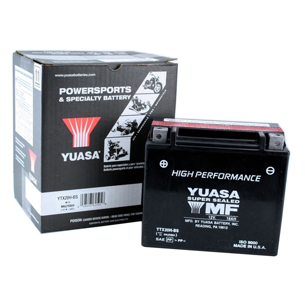 YTX20H-BS YUASA BATTERY by:  Yuasa Part No: YUAM62RBH - Canada - Canadian Dollars