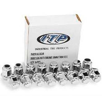 ALUG19BX ITP ITP Tapered Lug Nut 015020 LUG NUT - 12MM X 1.25" 16/BOX ITP Tapered Lug Nut Chrome
