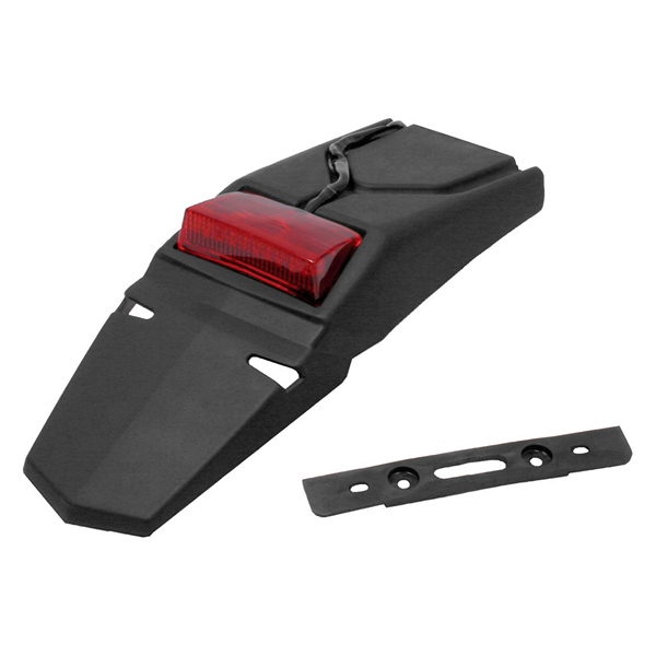 D45-40-101 DRC-ZETA-UNIT DRC/ZETA/UNIT Motoled Anato MX to Enduro Fender Conversion Kit RR FENDER ANATO ED W/LED TAILLIGHT DRC Motoled Anato MX to Enduro Fender Conversion Kit Red