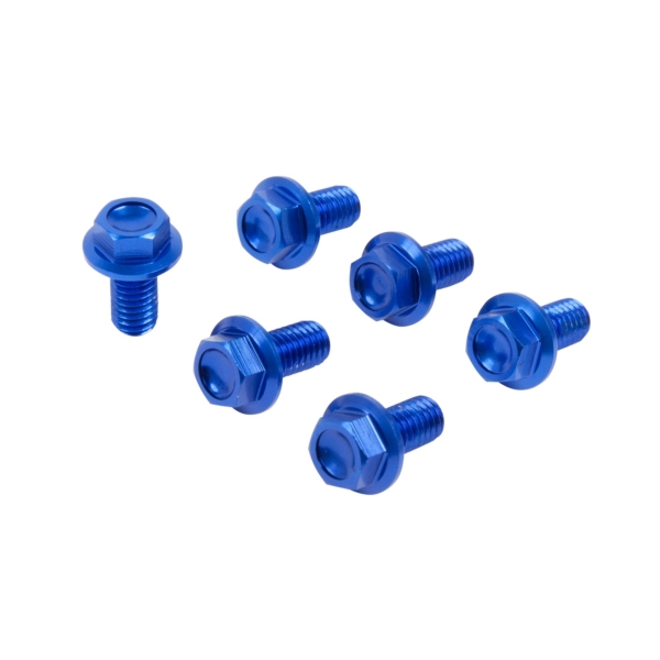 ZE88-9416 DRC-ZETA-UNIT DRC/ZETA/UNIT Fork Bolt Kit 027292 FORK GUARD BOLT SET 6PCS YAM2 BL Fork Bolt Kit Blue