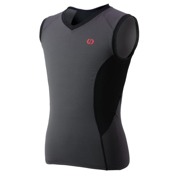 DG1202-0105 DRC-ZETA-UNIT DRC/ZETA/UNIT Vented Neo Fit Shirt Sleeveless top SHIRT NEOFIT VENTED GY L Underwear 