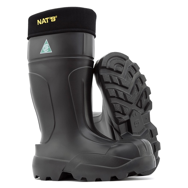 1595-N-13 NATS NAT'S EVA Safety Boots Men BOOT SAFETY EVA BK 13 NATS EVA Safety Boots Black
