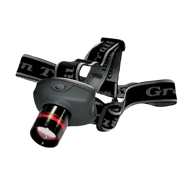 9510501 GREENTRAIL Green Trail Headlamp, 90 lumens HEADLAMP TELESCOPE 1 WATT Headlamp, 90 lumens 