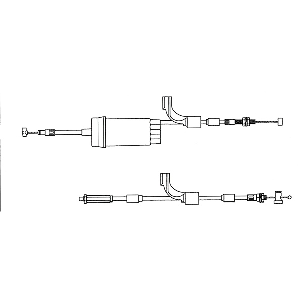 0687-170 KIMPEX Kimpex Throttle Cable ARCTIC CAT THROTTLE CABLE SINGLE W/INJ ACAT Throttle Cable 