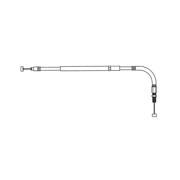 8FK-26311-00-00 KIMPEX Kimpex Throttle Cable YAMAHA THROTTLE CABLE SINGLE W/O INJ YAM Throttle Cables 