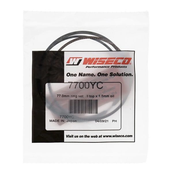 Image-3 Wiseco Piston Ring Set KAWASAKI, SUZUKI, YAMAHA RING SET PISTON KAWA SUZ YAM WISECO 7700YC 7700YC WISECO