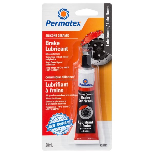 24127 PERMATEX Permatex Ceramic Extreme Brakes Lubricant LUBRICANT BRAKE CERAMIC EXTREME 28G Ceramic Extreme Brakes Lubricant 