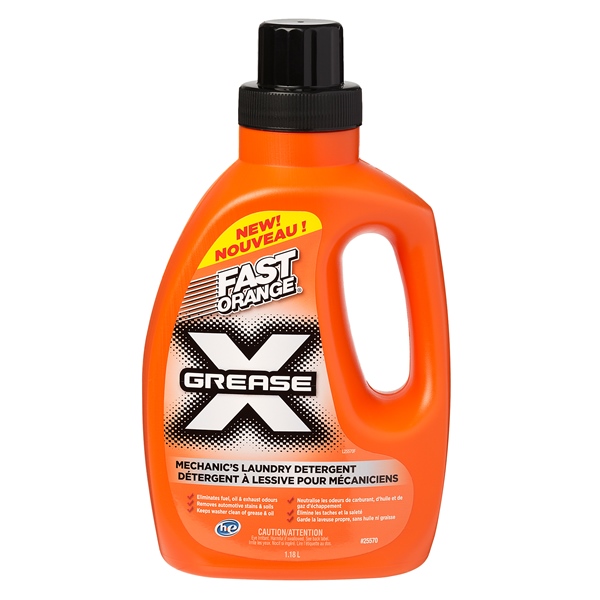 25570 PERMATEX Permatex Mechanic's Laundry Detergent Fast Orange 1.18 L DETERGENT LAUNDRY GREASE-X 1.18L Mechanic's Laundry Detergent Fast Orange 
