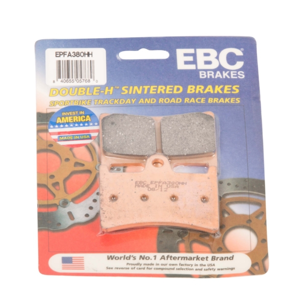 EPFA380HH EBC EBC  EPFA Series Road Race Brake Pad Sintered metal - Front Right, Front left EPFA368HH EBC BRAKE PAD EPFA Series Road Race Brake Pad 