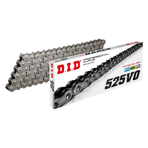 Image-1 D.I.D Chain - 525VO Road & Off-Road O'ring Chain 525VO 130L FB NATURAL DID M525VOX130FB M525VOX130FB DID 
