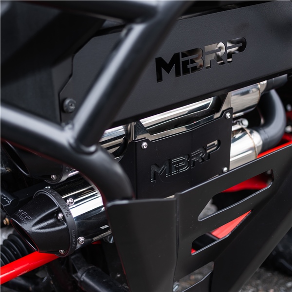 Image-2 MBRP Powersports Muffler Performance POLARIS EXHAUST STACKED DUAL S/O PERF POL AT-9524PT AT-9524PT MBRPPOWERSPORTS