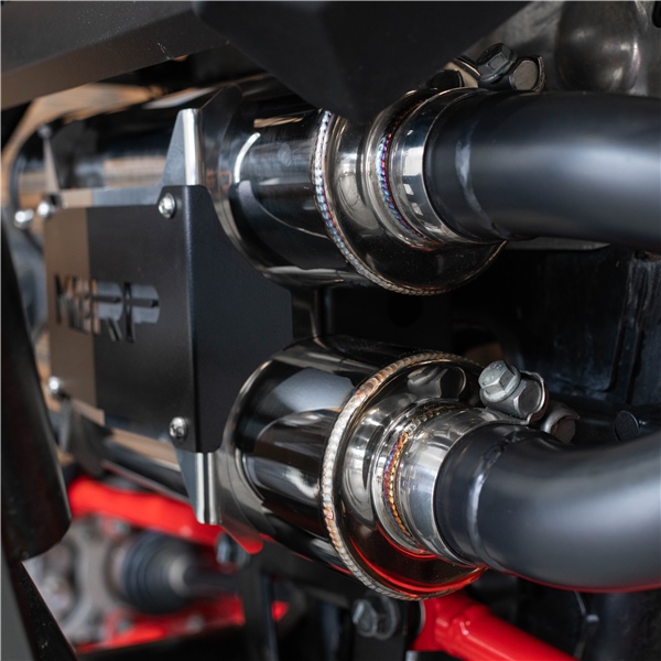Image-4 MBRP Powersports Muffler Performance POLARIS EXHAUST STACKED DUAL S/O PERF POL AT-9524PT AT-9524PT MBRPPOWERSPORTS