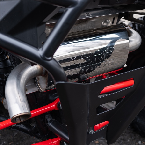 Image-2 MBRP Powersports Sport Slip-on Exhaust POLARIS EXHAUST OVAL SPORT S/O HON AT-9524SP AT-9524SP MBRPPOWERSPORTS
