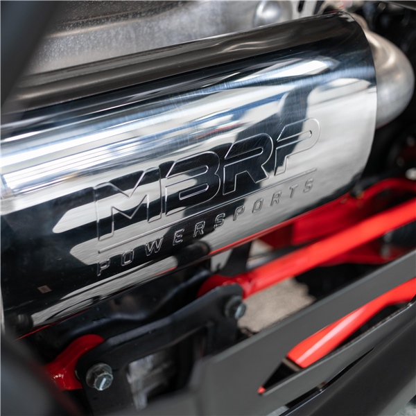 Image-4 MBRP Powersports Sport Slip-on Exhaust POLARIS EXHAUST OVAL SPORT S/O HON AT-9524SP AT-9524SP MBRPPOWERSPORTS