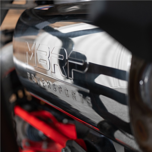 Image-6 MBRP Powersports Sport Slip-on Exhaust POLARIS EXHAUST OVAL SPORT S/O HON AT-9524SP AT-9524SP MBRPPOWERSPORTS