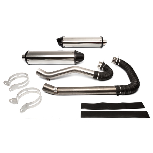 Image-2 MBRP Powersports PowerTech 4 Complete Exhaust POLARIS EXHAUST HEADER FS DUAL BK MBRP AT-9514PT AT-9514PT MBRPPOWERSPORTS