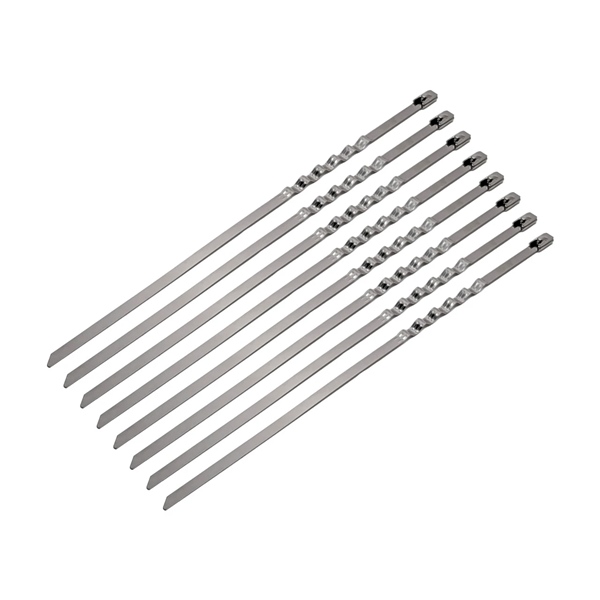 10204 DEI DEI Self-locking fastener 8" LOCKING TIES LOKJAW 8" QTY9 DEI Self-locking fastener Silver