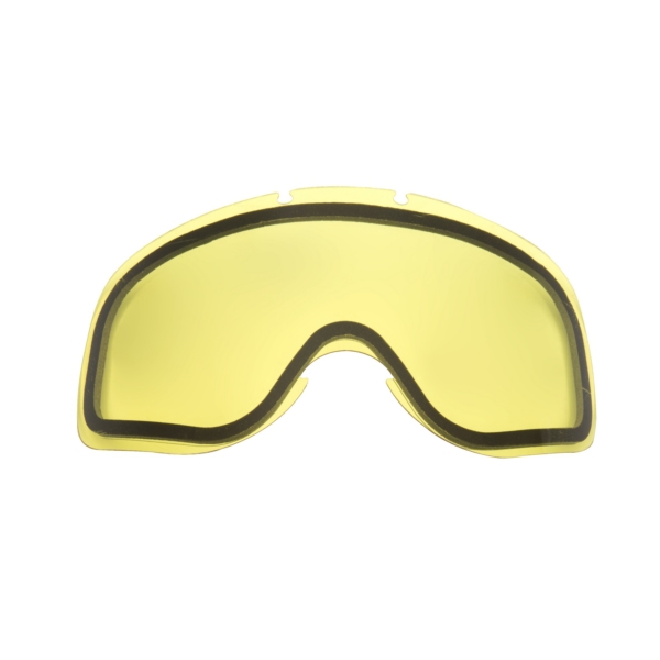 YH01/LENS-YE-DL CKX CKX Steel Double Lens LENS DL STEEL SNOW YE CKX Goggle Lenses Yellow