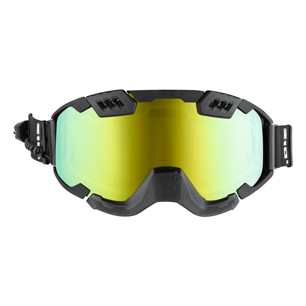 Image-2 CKX Electric 210° Goggles with Controlled Ventilation for Backcountry Matte Black GOGG WIN210 BC BK MAT EDL/GOLD MIRR CTRL 120353 120353 CKX