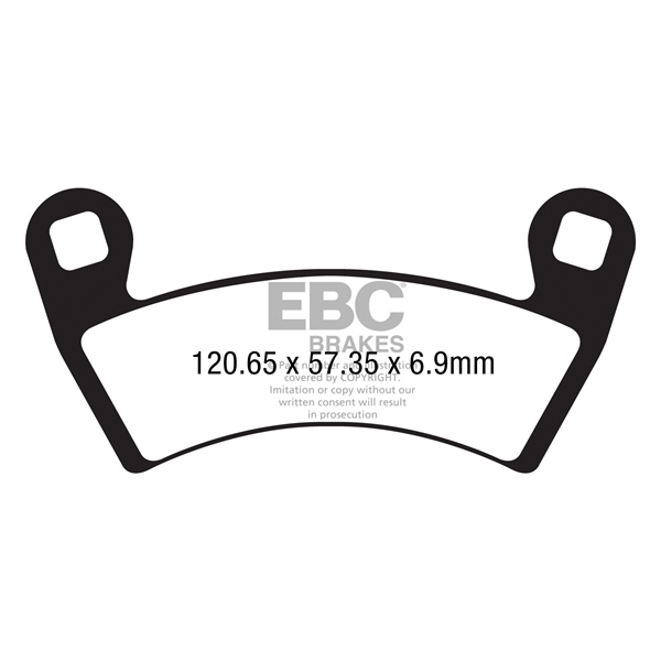 SXR656HH EBC EBC  Double-H Superbike Brake Pad Sintered metal - Front Right, Front left, Rear Right, Rear left, Rear Outer SXR656HH BRAKE PAD EBC Double-H Superbike Brake Pad 