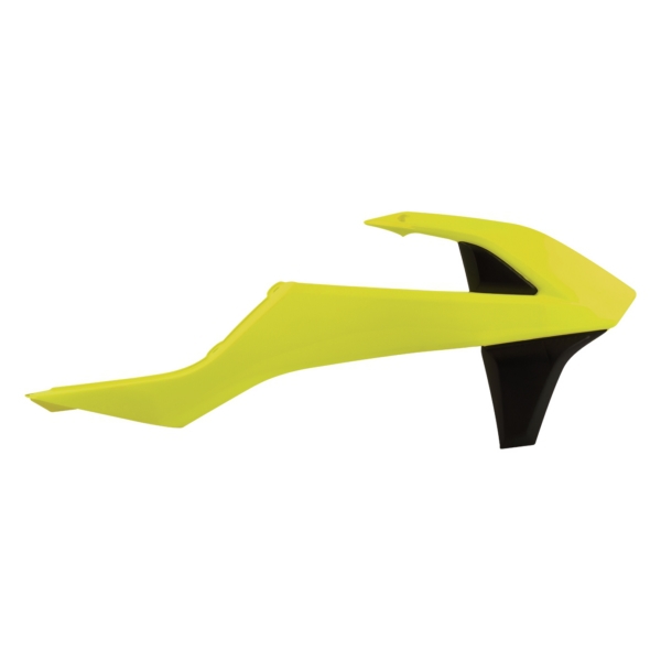 8417800007 POLISPORT Polisport Air Scoop Deflector for Radiator KTM RADIATOR SCOOP YE KTM POLISPORT Air Scoop Deflector for Radiator Yellow