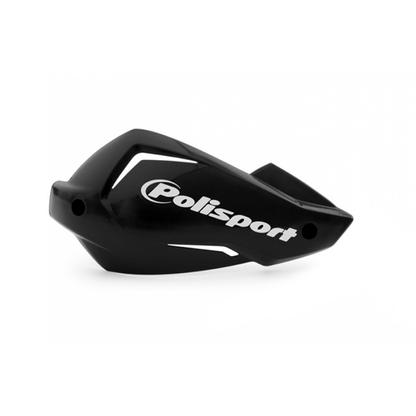 8306900002 POLISPORT Polisport Touquet Handguards HANDGUARD TOUQUET MOUNT PLAST BK Touquet Handguards Black