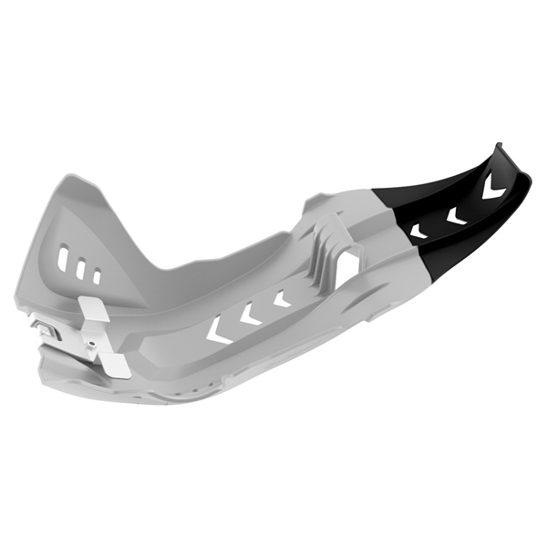 8469000001 POLISPORT Polisport Fortress Skid Plate with Link Protection HUSQVARNA, KTM SKID PLATE FORTRESS W/LINK PROTEC BK Fortress Skid Plate with Link Protection Black