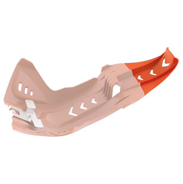 8469000002 POLISPORT Polisport Fortress Skid Plate with Link Protection KTM SKID PLATE FORTRESS W/LINK PROTEC OG Fortress Skid Plate with Link Protection Orange