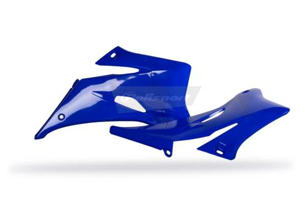 8432900003 POLISPORT Polisport Air Scoop Deflector for Radiator Wind Deflector - YAMAHA RADIATOR SCOOPS BL YAM POLISPORT Air Scoop Deflector for Radiator Blue