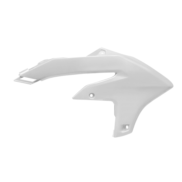 8498400005 POLISPORT Polisport Radiator Scoop Wind Deflector - YAMAHA RADIATOR SCOOPS WH YAM Radiator Scoop White
