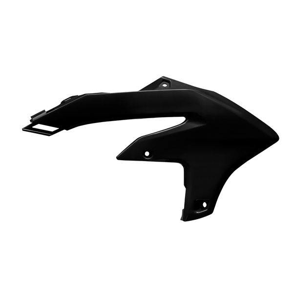 8498400006 POLISPORT Polisport Radiator Scoop Wind Deflector RADIATOR SCOOPS BK YAM Radiator Scoop Black