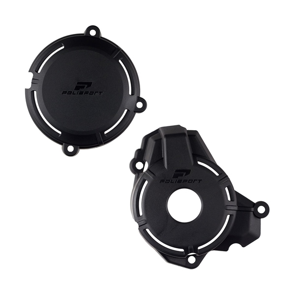 91587 POLISPORT Polisport Engine cover protector Sherco ENGINE COVER PROTEC BK SHERCO Engine cover protector Black