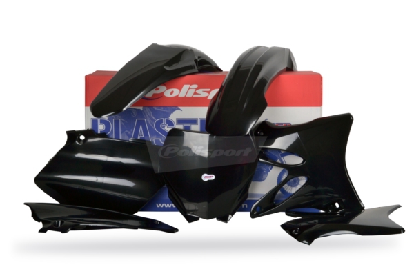 8505900006 POLISPORT Polisport Radiator Scoop Wind Deflector - HONDA RADIATOR SCOOPS BK HON Radiator Scoop Black