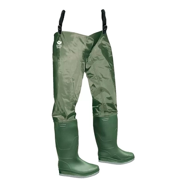 Image-1 Green Trail Hip Waders HIP WADER W/FELT SOLE GR 13 G1009-13 G1009-13 GREENTRAIL 
