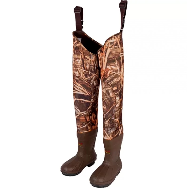 W80-M-14 GREENTRAIL Green Trail Neoprene Hip Wader HIP WADER MAX 4 CAMO 14 Neoprene Hip Wader Camo