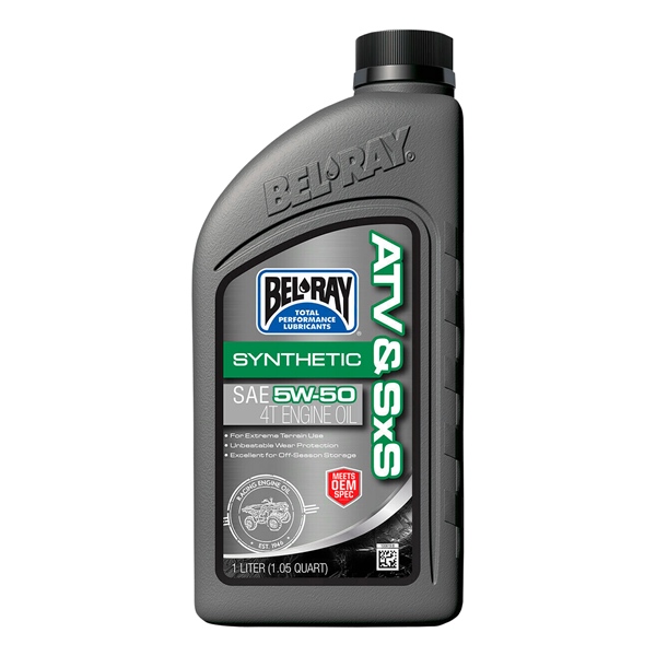 302664150160 BEL-RAY Bel-Ray ATV & UTV Synthetic 4T Engine Oil 5W50 ENGINE OIL ATV & SXS 5W50 1L SYNT ATV & UTV Synthetic 4T Engine Oil 