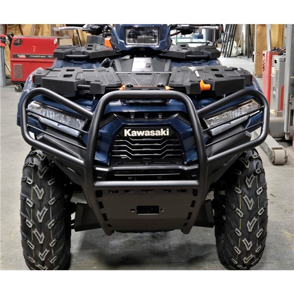 166-133T BISONBUMPERS Bison Bumpers Trail Bumper Steel - KAWASAKI BUMPER TRAIL FT KAWA BISON Trail Bumper Black