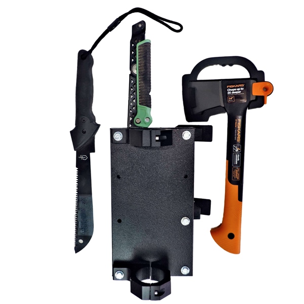 RCM-9003 HORNETOUTDOORS Hornet Outdoors Tool Kit with Hatchet, Saw and Machete MOUNT TOOL GERBER ROLL BAR UTV HORNET Tool Kit with Hatchet, Saw and Machete 