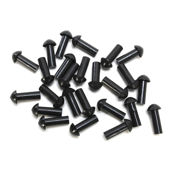4075 STOP-GO-INTERNATIONAL STOP & GO 25 Mushroom Plug Kit MUSHROOM PLUG 5/16" X 1"L QTY25 25 Mushroom Plug Kit Black