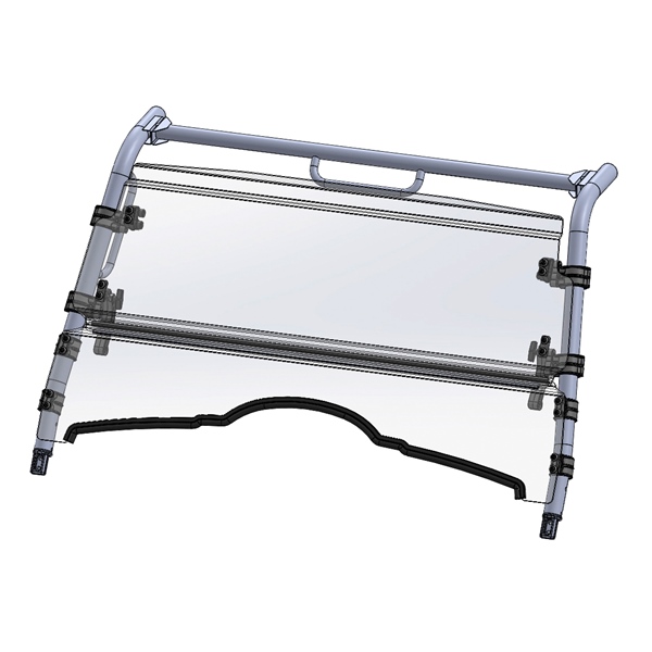 KYMCOWS4000 DIRECTION2 Direction 2 Tilt Windshield KYMCO WINDSHIELD FULL TILT FT KYMCO DIRECTION2 Tilt Windshield Clear