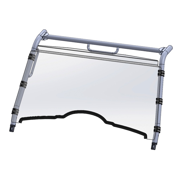 KYMCOWS4004 DIRECTION2 Direction 2 Full Windshield - Scratch resistant KYMCO WINDSHIELD FULL KYMCO DIRECTION2 Full Windshield - Scratch resistant Clear